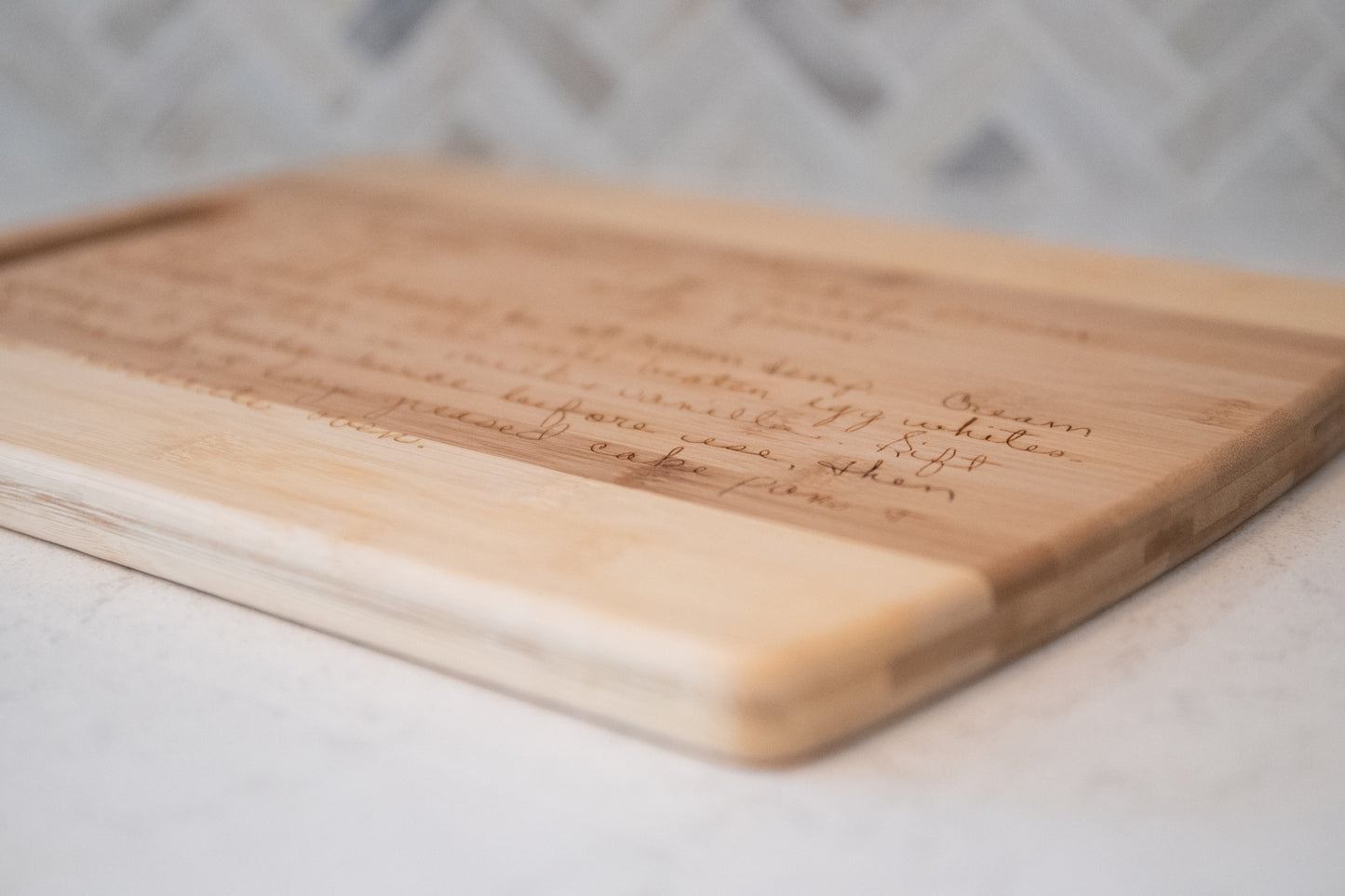 Engraved Bamboo Cutting Boards - Create a One-of-a-Kind Gift with Your Personalized Recipes